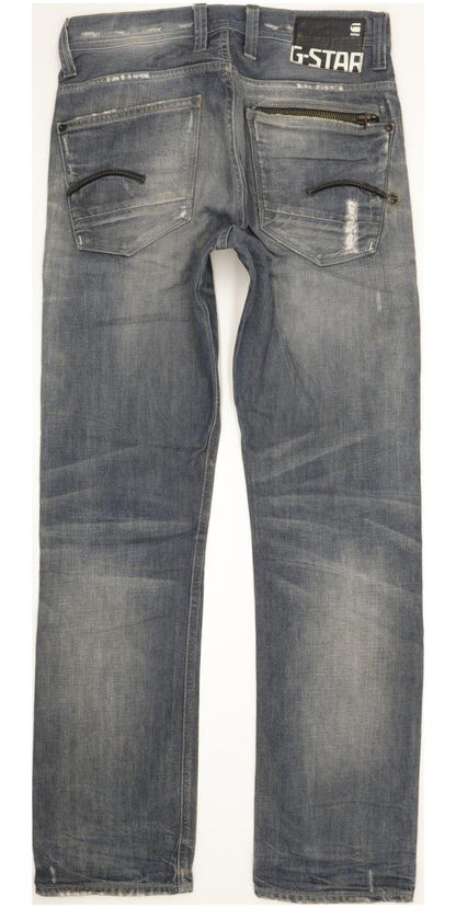 G-Star Attacc Men Blue Straight Regular Jeans W30 L34