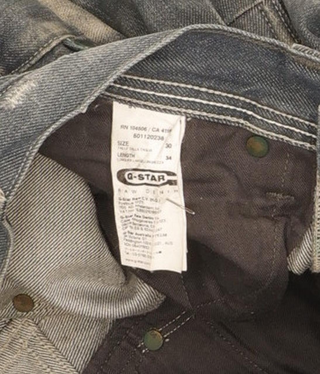 G-Star Attacc Men Blue Straight Regular Jeans W30 L34