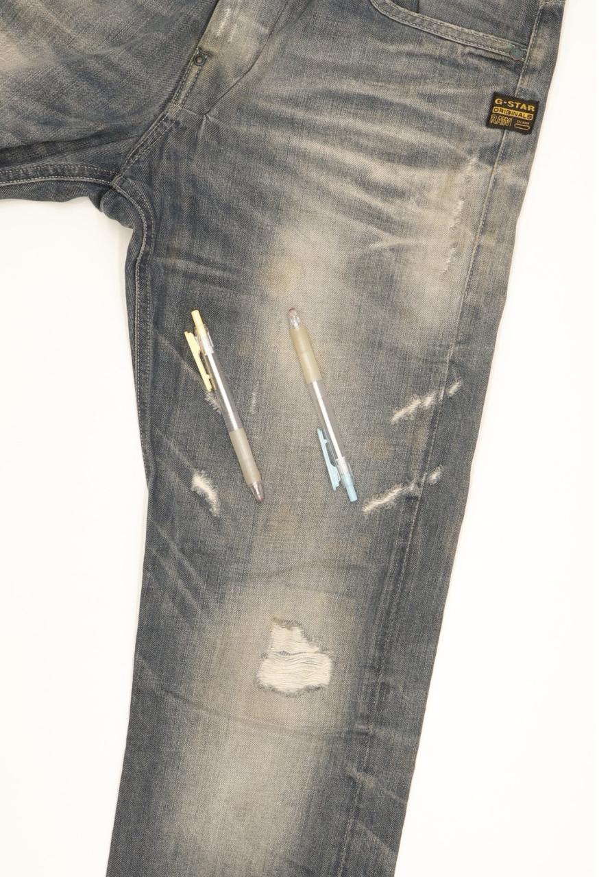 G-Star Attacc Men Blue Straight Regular Jeans W30 L34