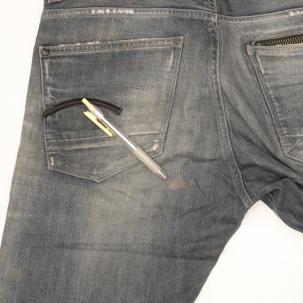 G-Star Attacc Men Blue Straight Regular Jeans W30 L34