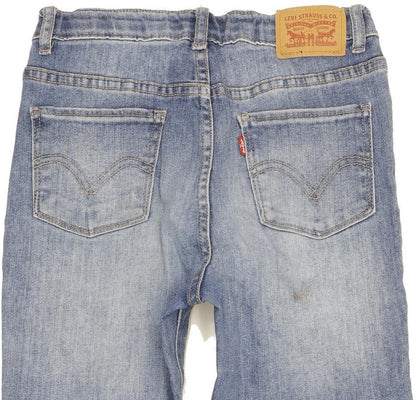 Levi's 720 Kids Blue Skinny Slim Stretch Jeans W24 L30