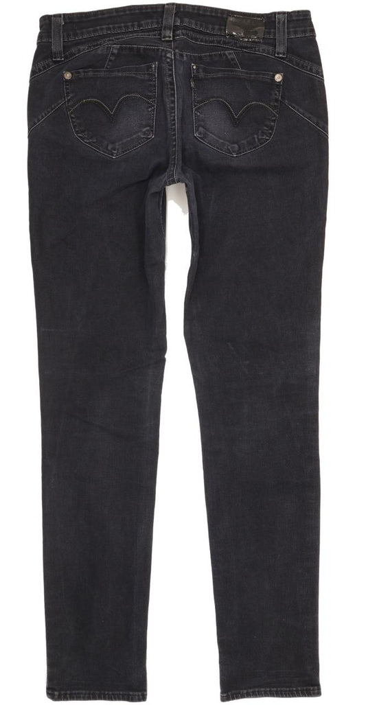 Levi's Revel Women Black Skinny Slim Stretch Jeans W31 L32