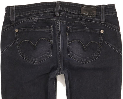 Levi's Revel Women Black Skinny Slim Stretch Jeans W31 L32