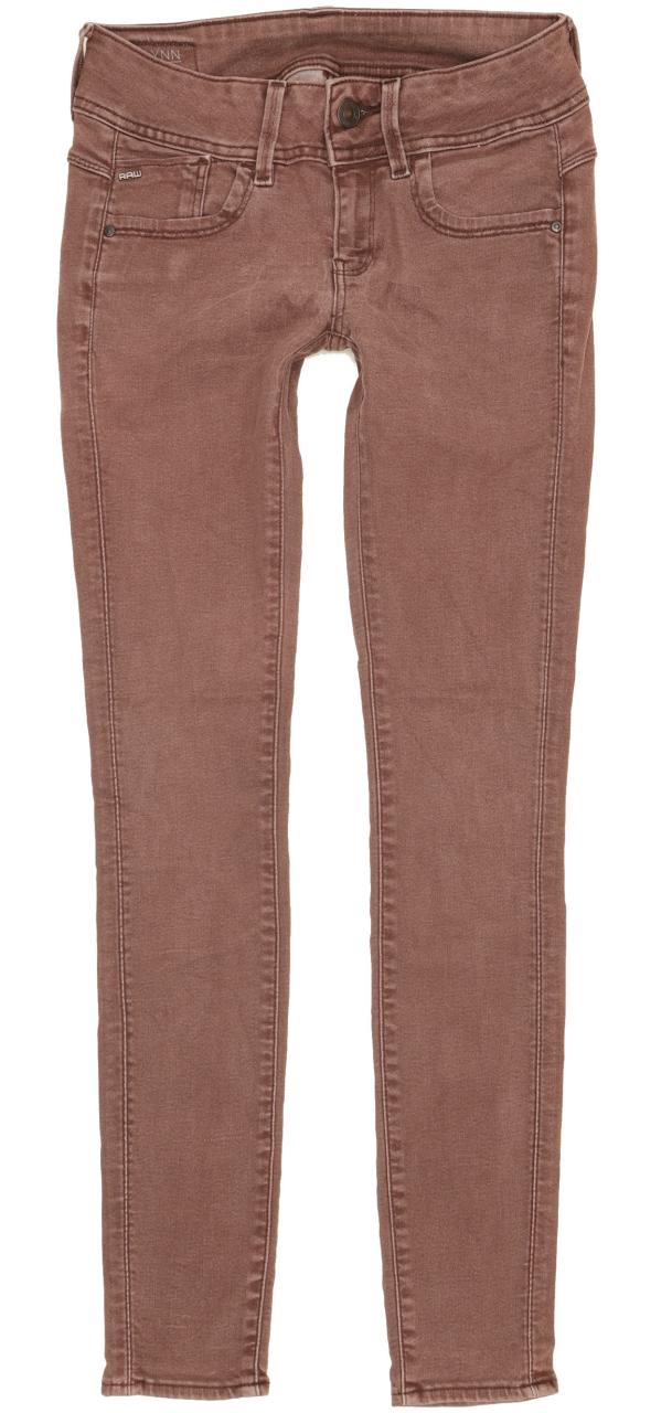 G-Star Lynn Mid Women Purple Skinny Slim Stretch Jeans W25 L30