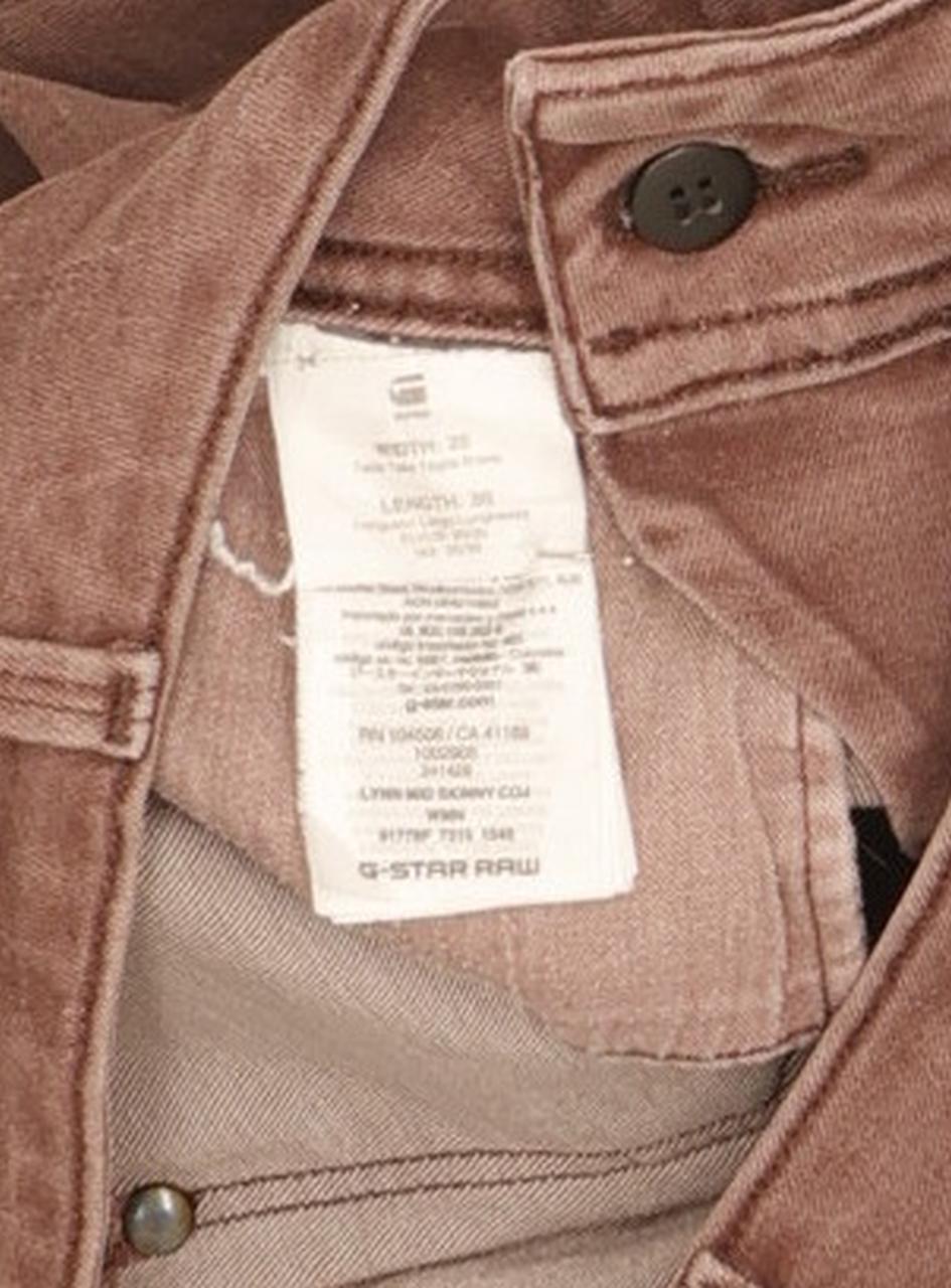 G-Star Lynn Mid Women Purple Skinny Slim Stretch Jeans W25 L30