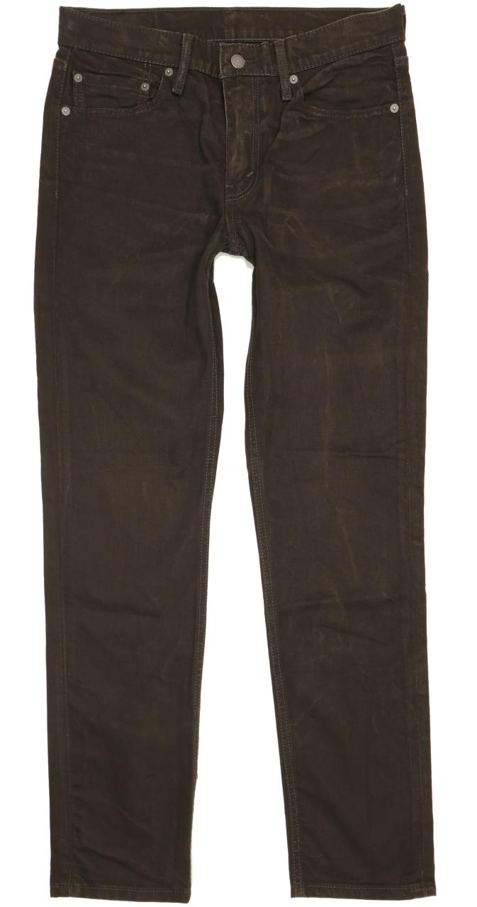 Levi's 511 Men Black Straight Slim Stretch Jeans W32 L32