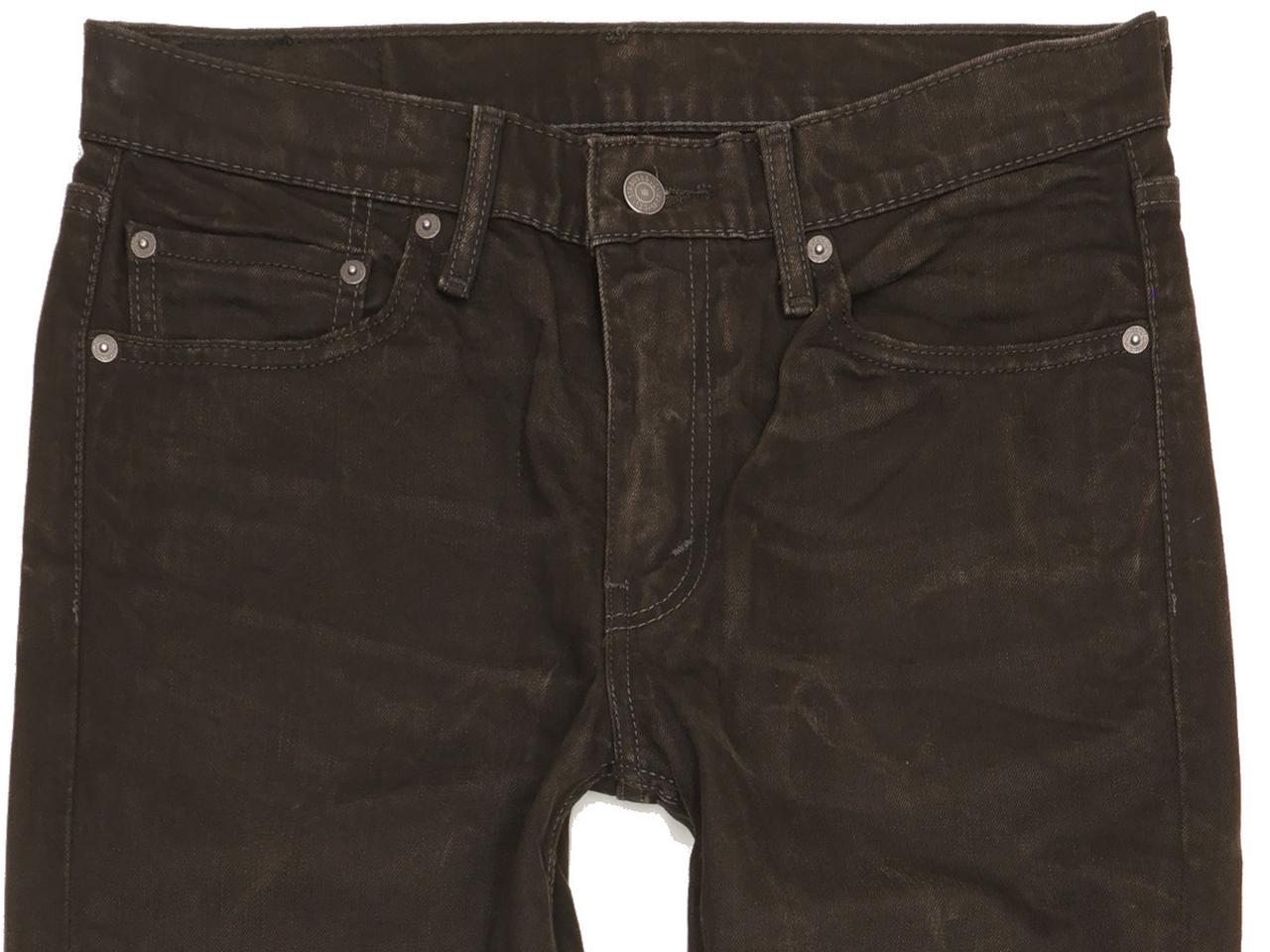 Levi's 511 Men Black Straight Slim Stretch Jeans W32 L32