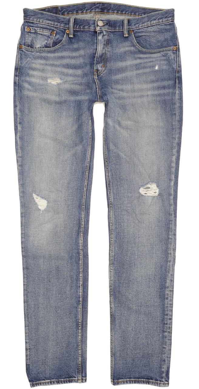 Levi's 511 Men Blue Straight Slim Stretch Jeans W34 L34