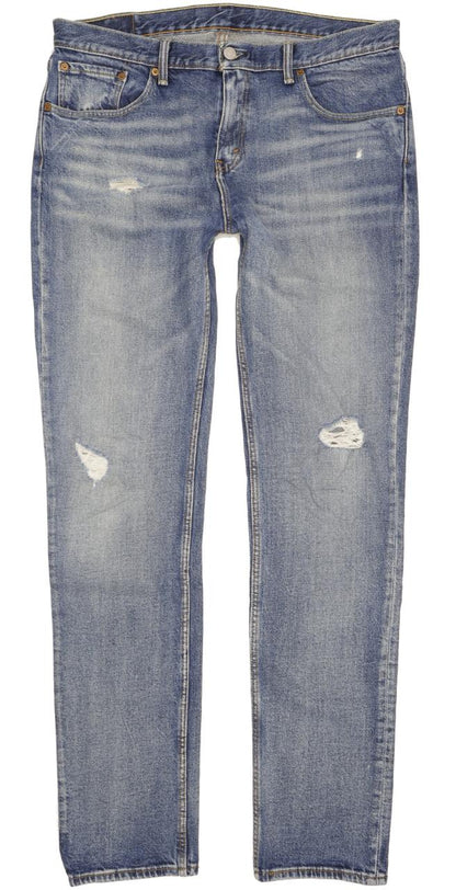 Levi's 511 Men Blue Straight Slim Stretch Jeans W34 L34