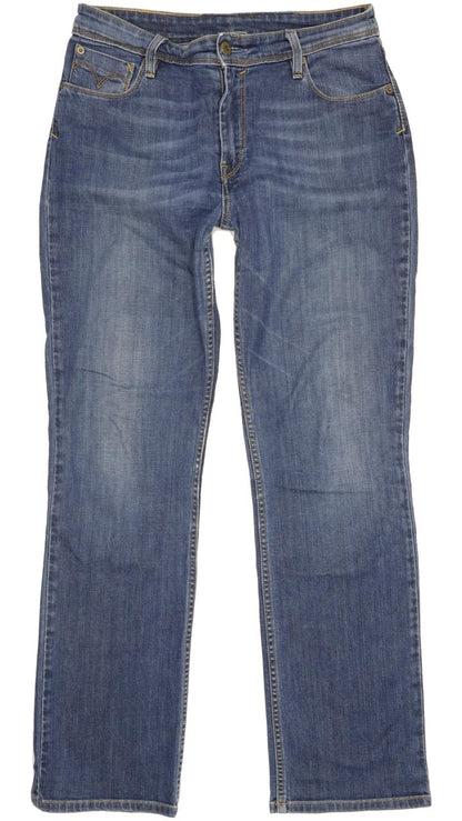 Levi's 627 Women Blue Straight Regular Stretch Jeans W29 L31