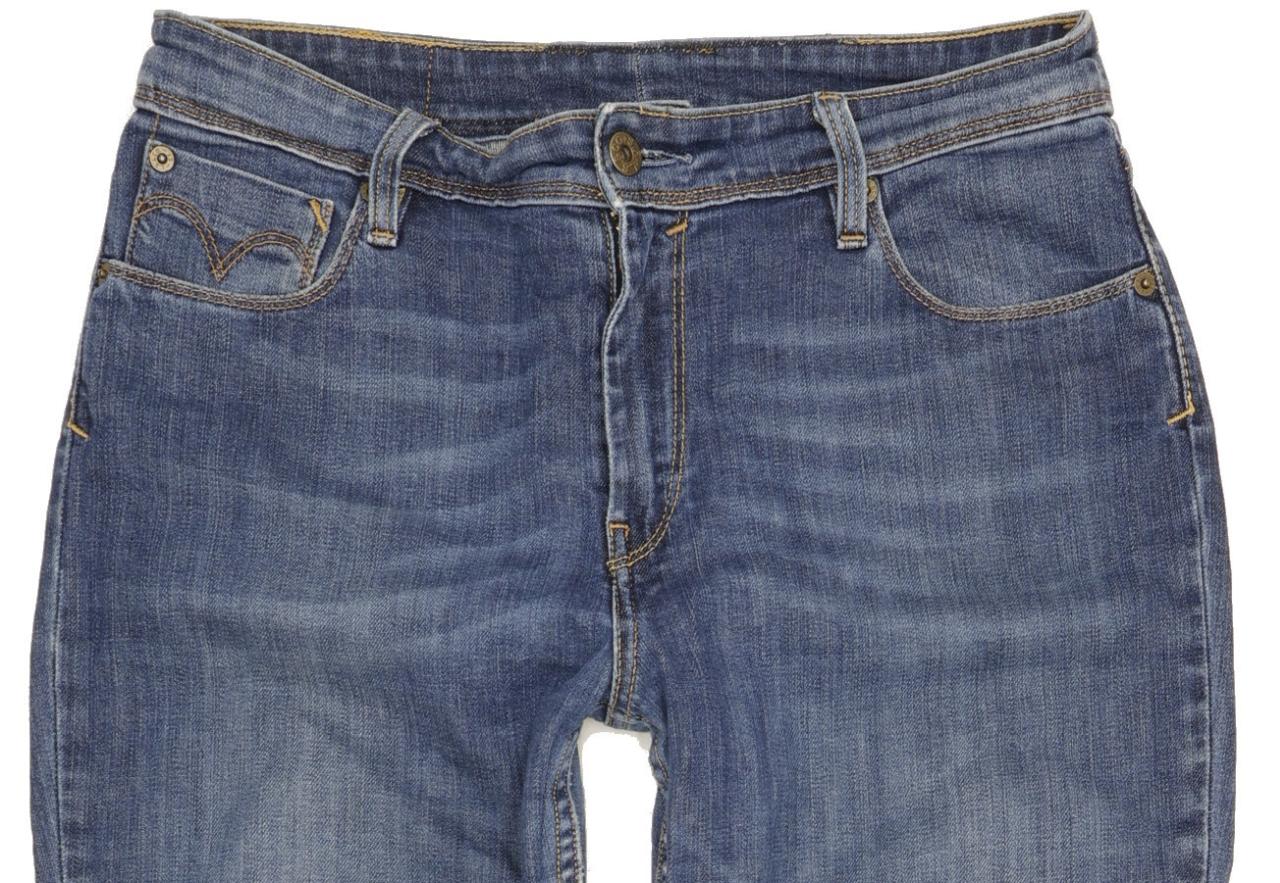 Levi's 627 Women Blue Straight Regular Stretch Jeans W29 L31