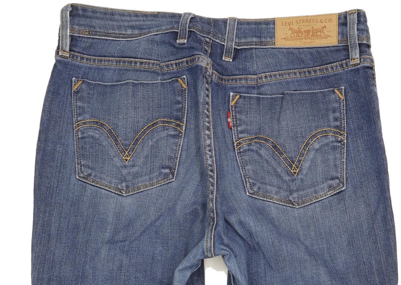 Levi's 627 Women Blue Straight Regular Stretch Jeans W29 L31