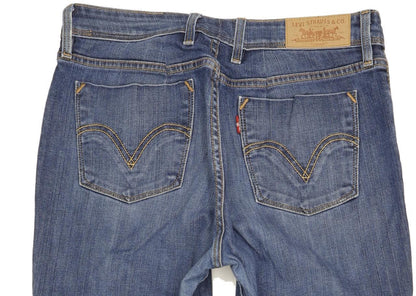 Levi's 627 Women Blue Straight Regular Stretch Jeans W29 L31