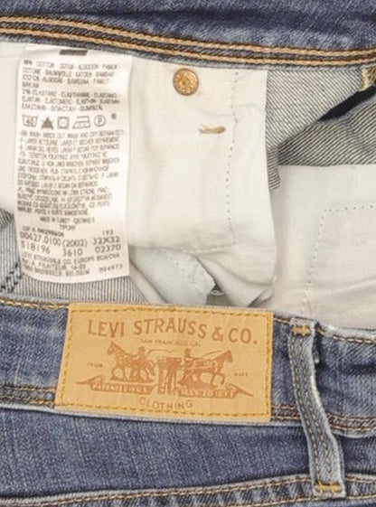 Levi's 627 Women Blue Straight Regular Stretch Jeans W29 L31