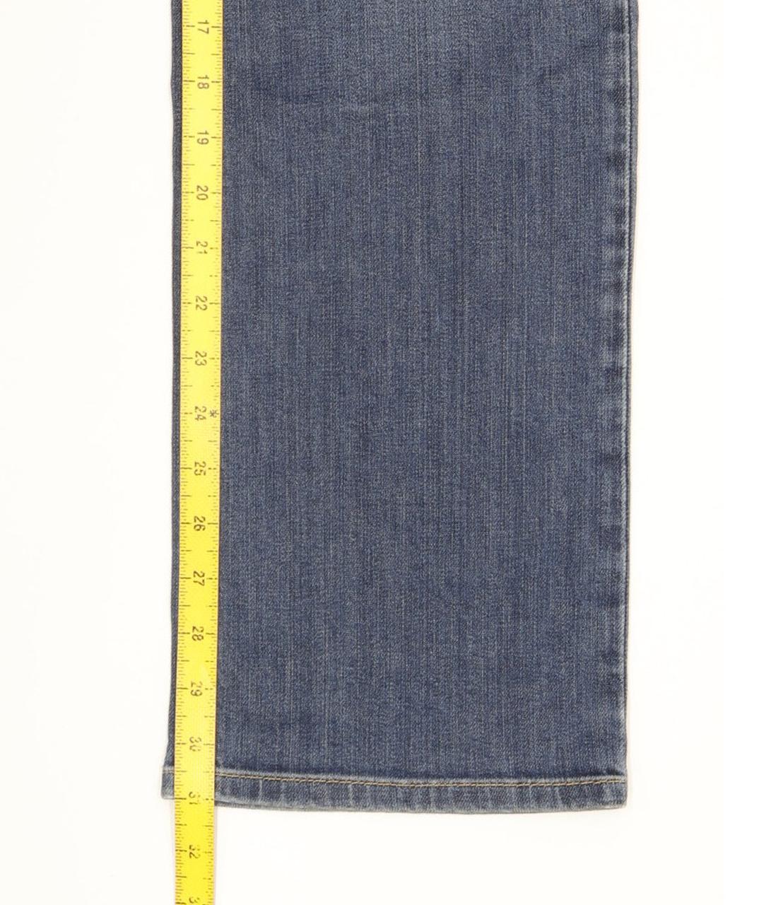 Levi's 627 Women Blue Straight Regular Stretch Jeans W29 L31