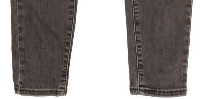 Levi's Mile Charcoal Skinny Slim Stretch Jeans High Waisted W29 L28