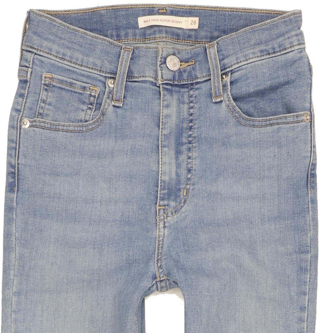 Levi's Mile Women Blue Skinny Slim Stretch Jeans W26 L28
