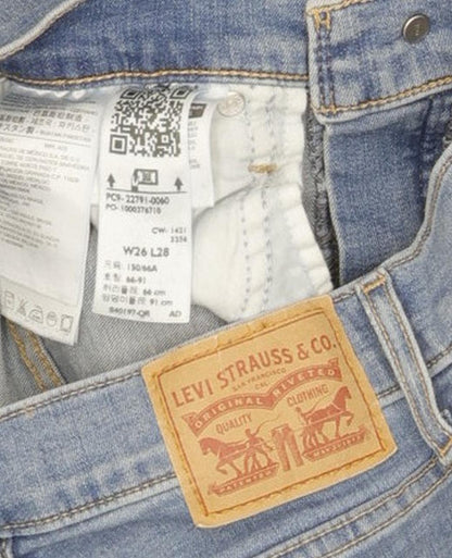 Levi's Mile Women Blue Skinny Slim Stretch Jeans W26 L28