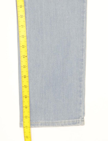 Levi's Demi Curve Women Blue Straight Slim Stretch Jeans W26 L31