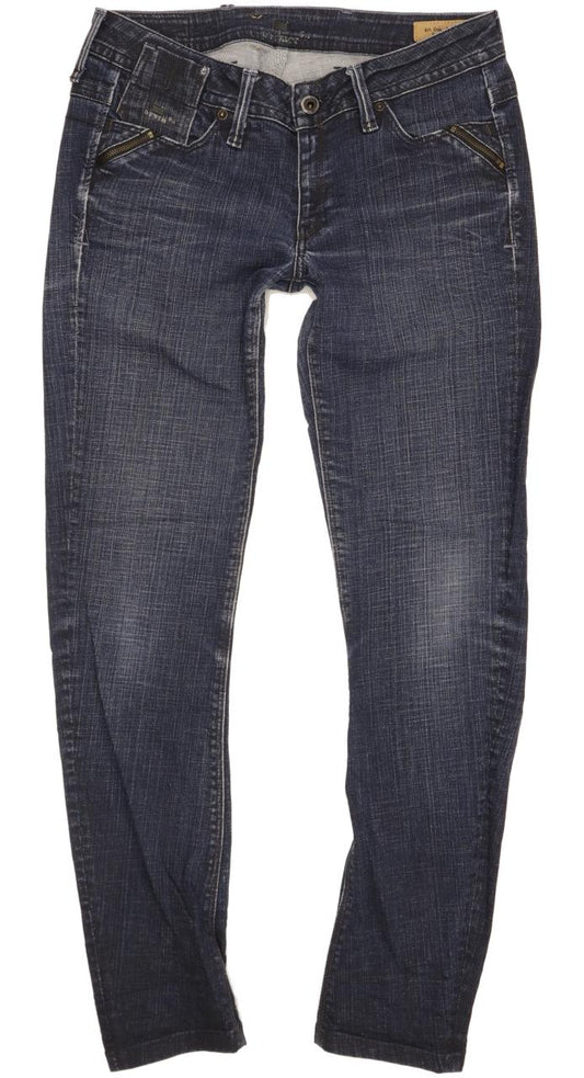 G-Star Women Navy Skinny Slim Stretch Jeans W28 L30