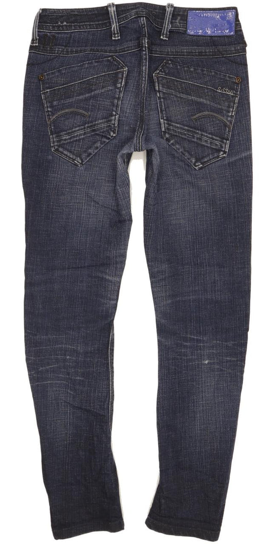 G-Star Women Navy Skinny Slim Stretch Jeans W28 L30