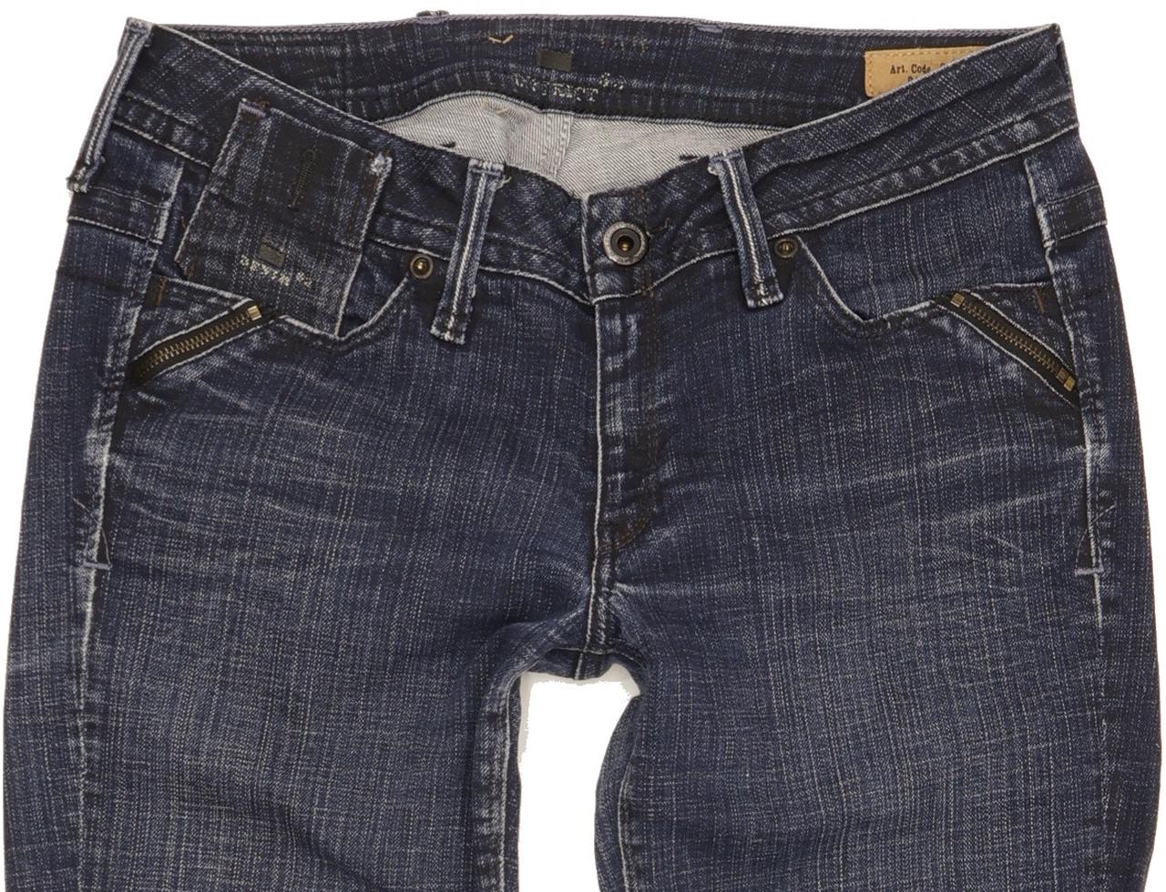 G-Star Women Navy Skinny Slim Stretch Jeans W28 L30
