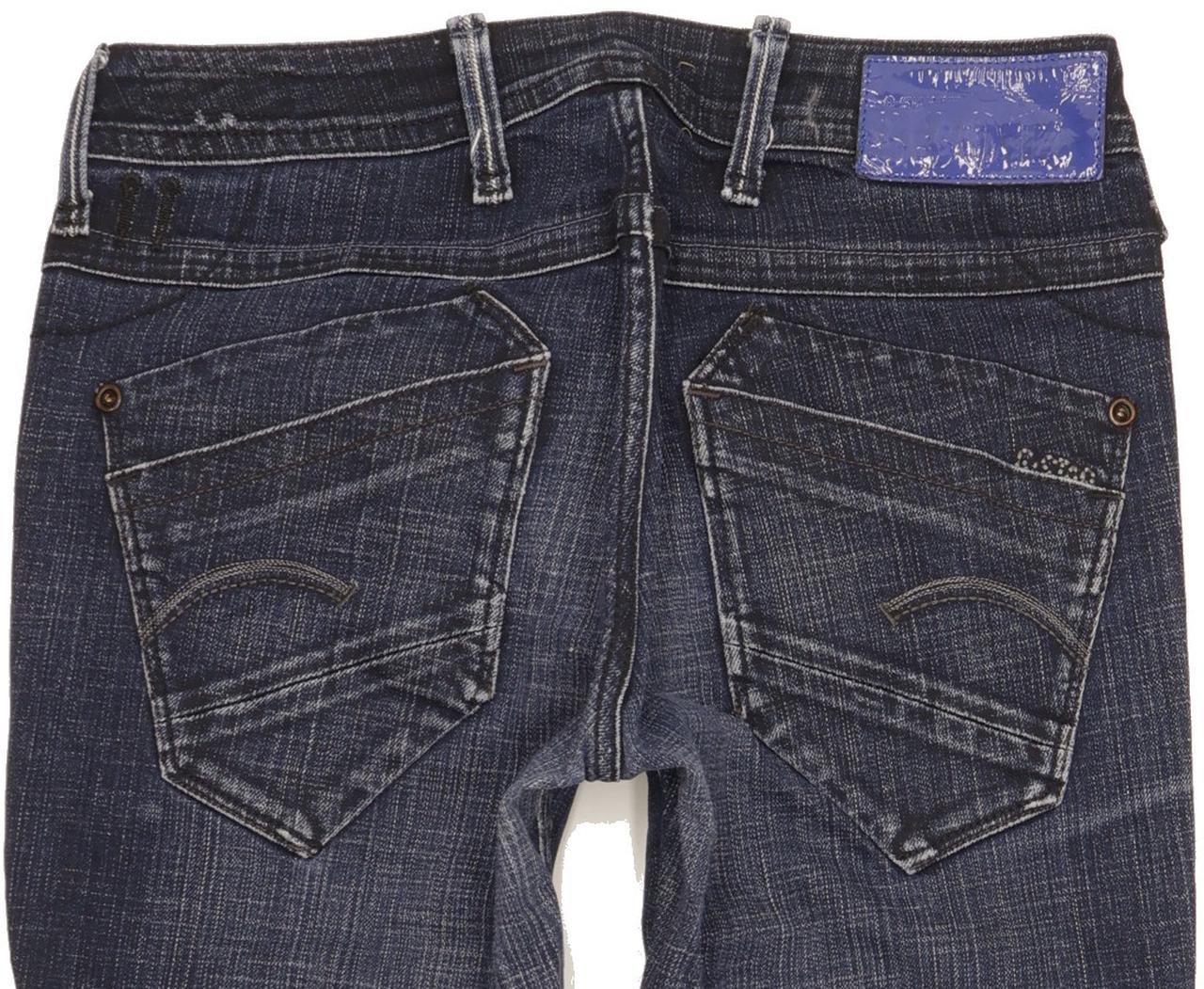 G-Star Women Navy Skinny Slim Stretch Jeans W28 L30