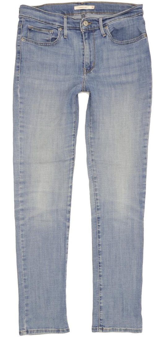 Levi's Slimming Women Blue Straight Slim Stretch Jeans W30 L32
