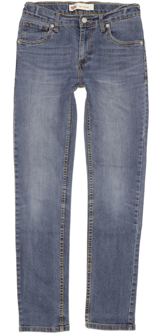 Levi's 510 Kids Blue Skinny Slim Jeans W27 L30