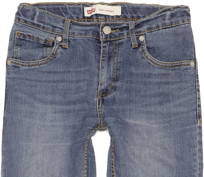 Levi's 510 Kids Blue Skinny Slim Jeans W27 L30