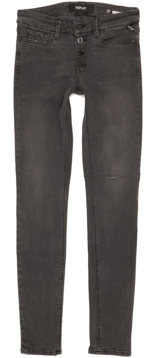 Replay Luzien Women Grey Skinny Slim Stretch Jeans W29 L31