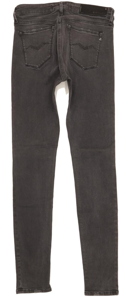 Replay Luzien Women Grey Skinny Slim Stretch Jeans W29 L31