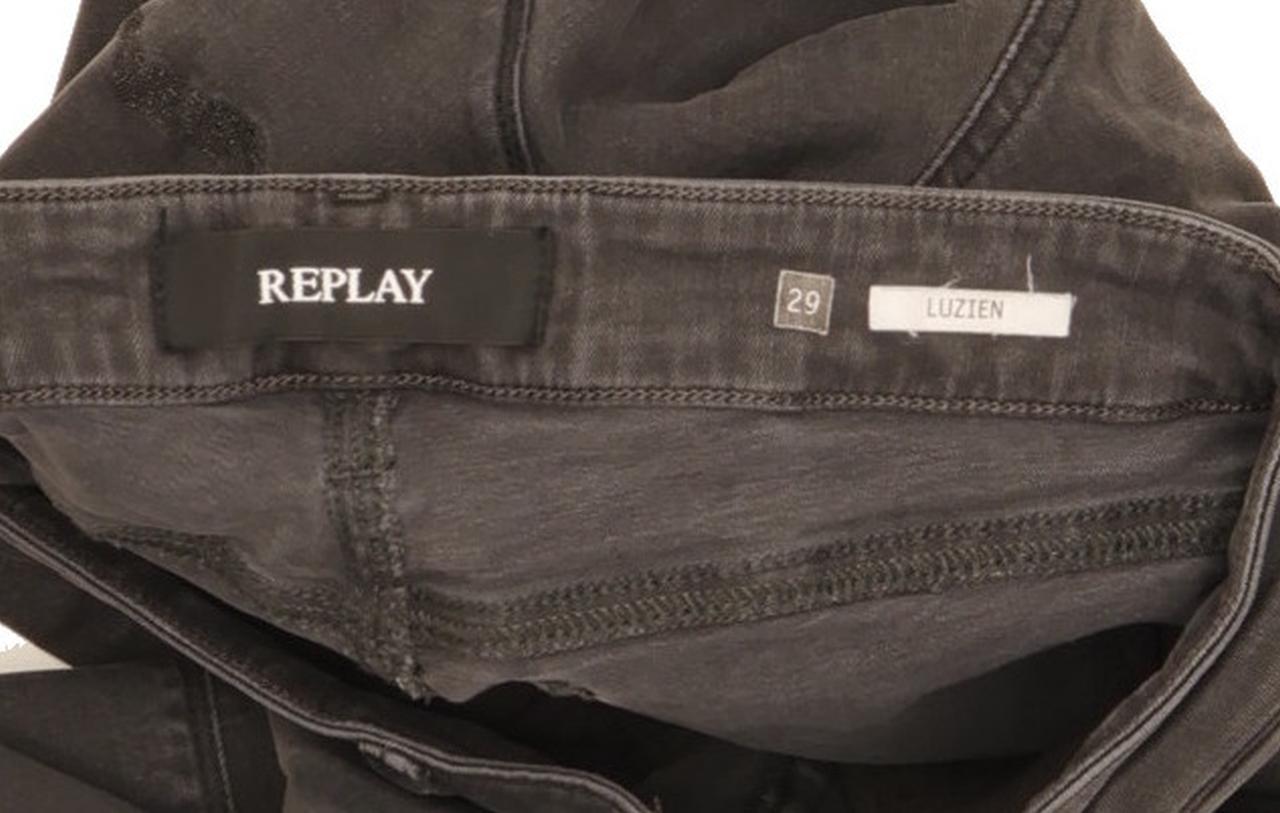 Replay Luzien Women Grey Skinny Slim Stretch Jeans W29 L31