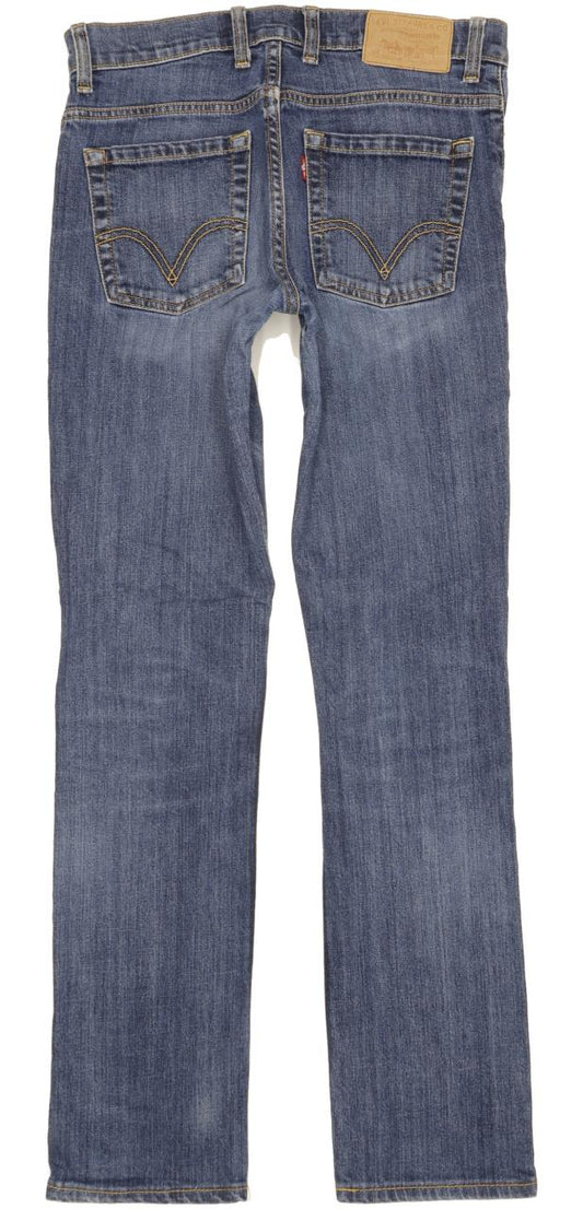 Levi's 610 Women Blue Straight Slim Stretch Jeans W29 L32