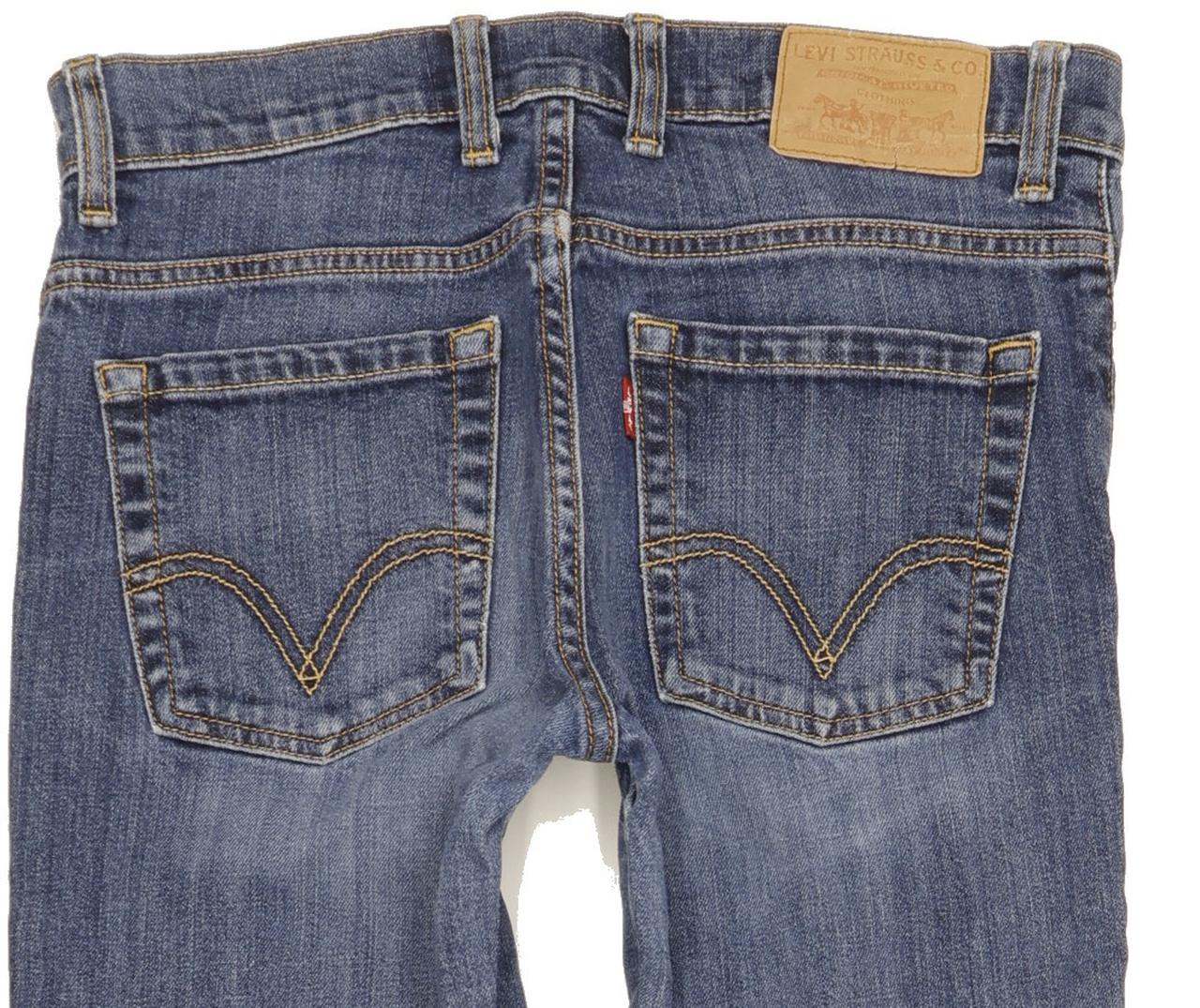 Levi's 610 Women Blue Straight Slim Stretch Jeans W29 L32