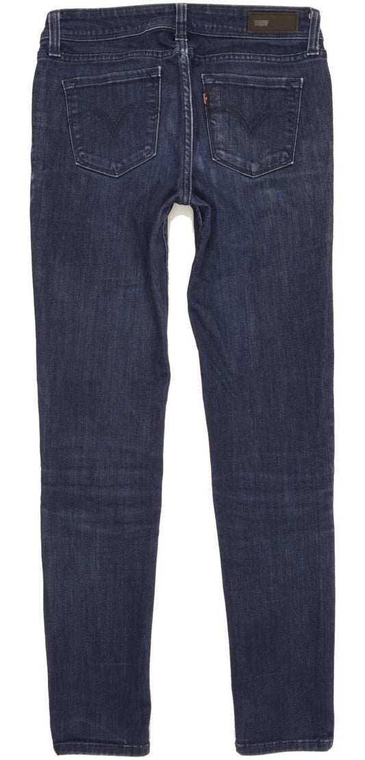 Levi's Women Navy Skinny Slim Stretch Jeans W28 L31