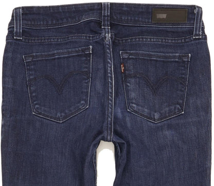 Levi's Women Navy Skinny Slim Stretch Jeans W28 L31