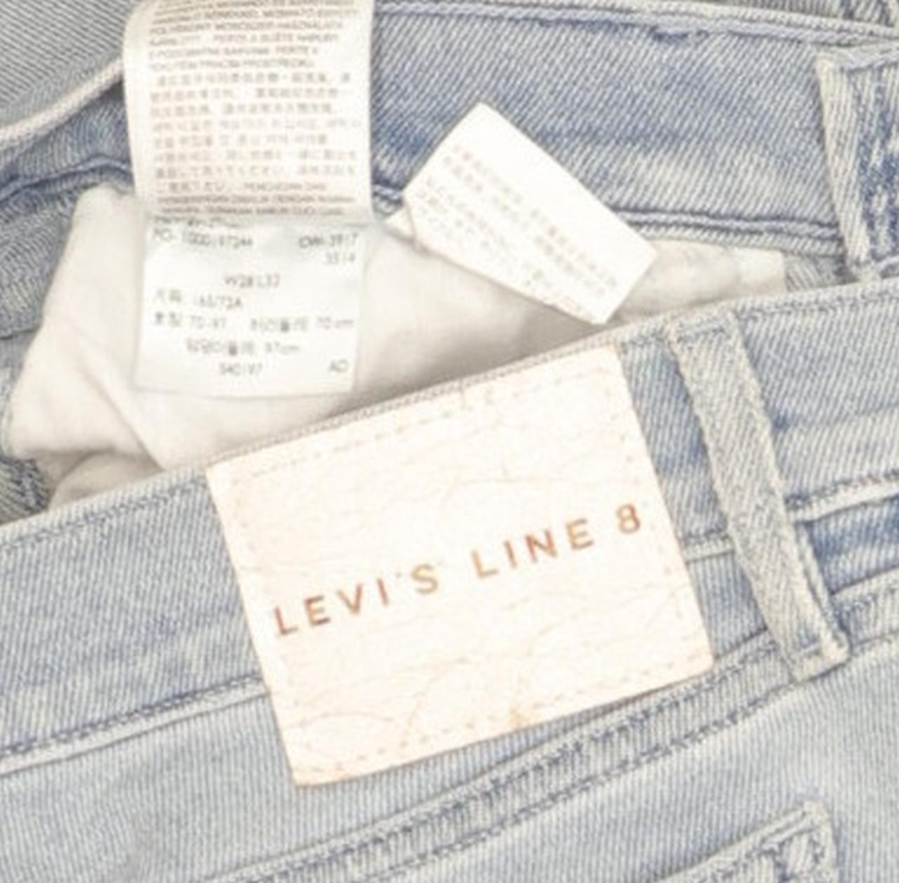 Levi's Line 8 Men Blue Skinny Slim Jeans W28 L31