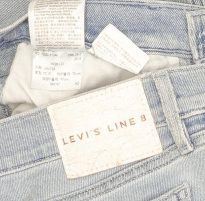 Levi's Line 8 Men Blue Skinny Slim Jeans W28 L31