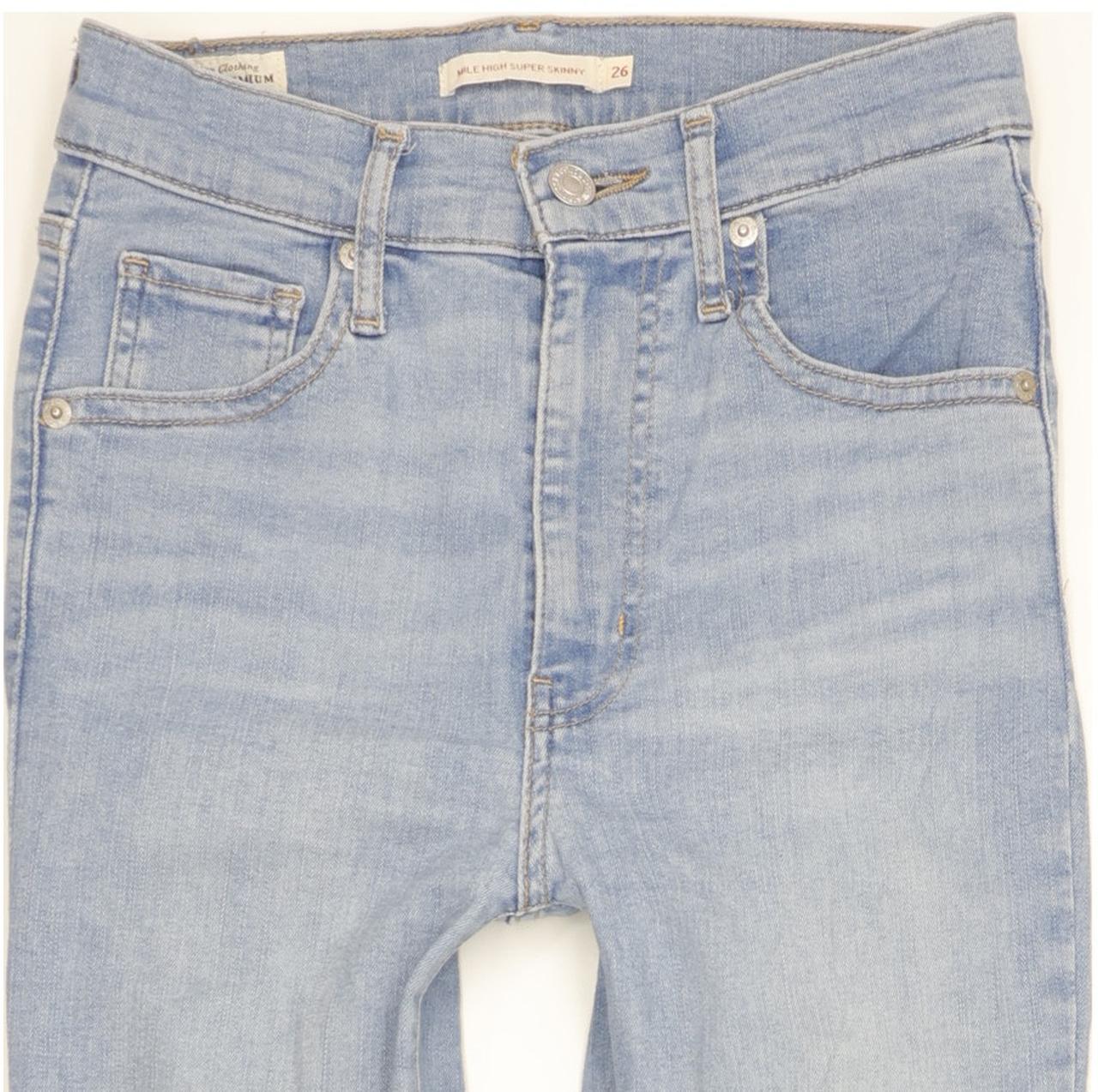 Levi's Mile Women Blue Skinny Slim Stretch Jeans W26 L32