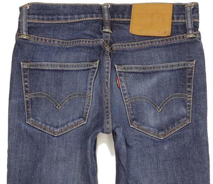 Levi's 511 Men Blue Straight Slim Jeans W28 L31