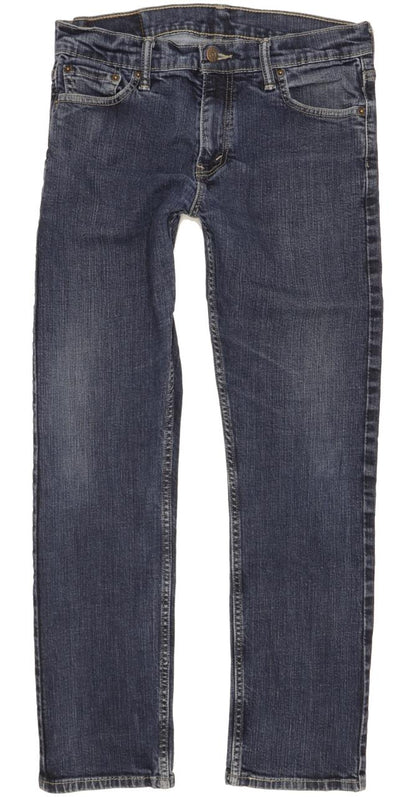 Levi's 504 Men Blue Straight Regular Stretch Jeans W30 L29