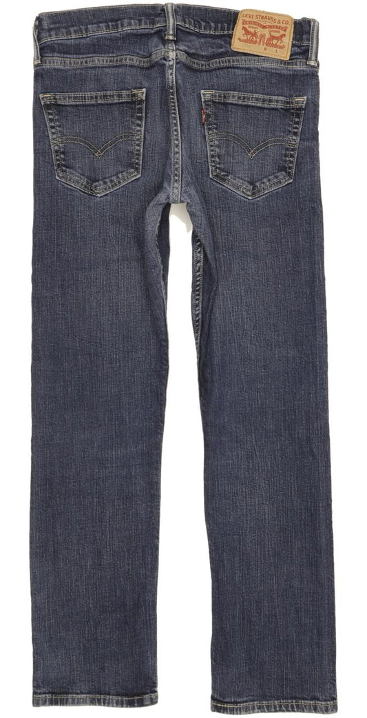 Levi's 504 Men Blue Straight Regular Stretch Jeans W30 L29