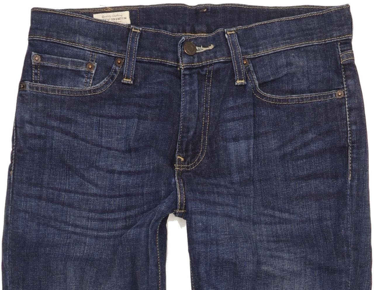 Levi's 511 Men Blue Straight Slim Stretch Jeans W30 L30