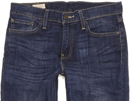 Levi's 511 Men Blue Straight Slim Stretch Jeans W30 L30