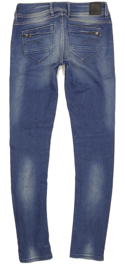 G-Star Midge Cody Women Blue Skinny Slim Stretch Jeans W28 L34