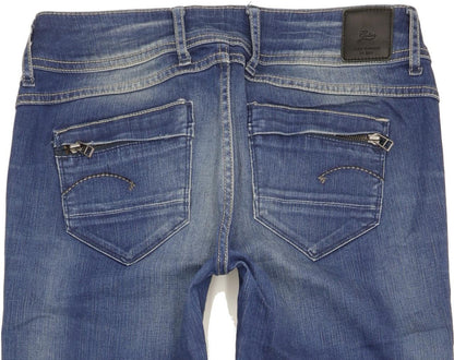 G-Star Midge Cody Women Blue Skinny Slim Stretch Jeans W28 L34