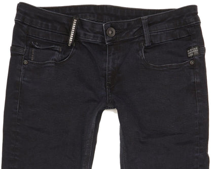 G-Star Radar Smith Women Navy Skinny Slim Stretch Jeans W30 L30