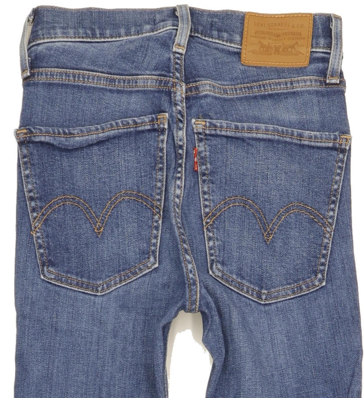 Levi's Mile Women Blue Skinny Slim Stretch Jeans W24 L31