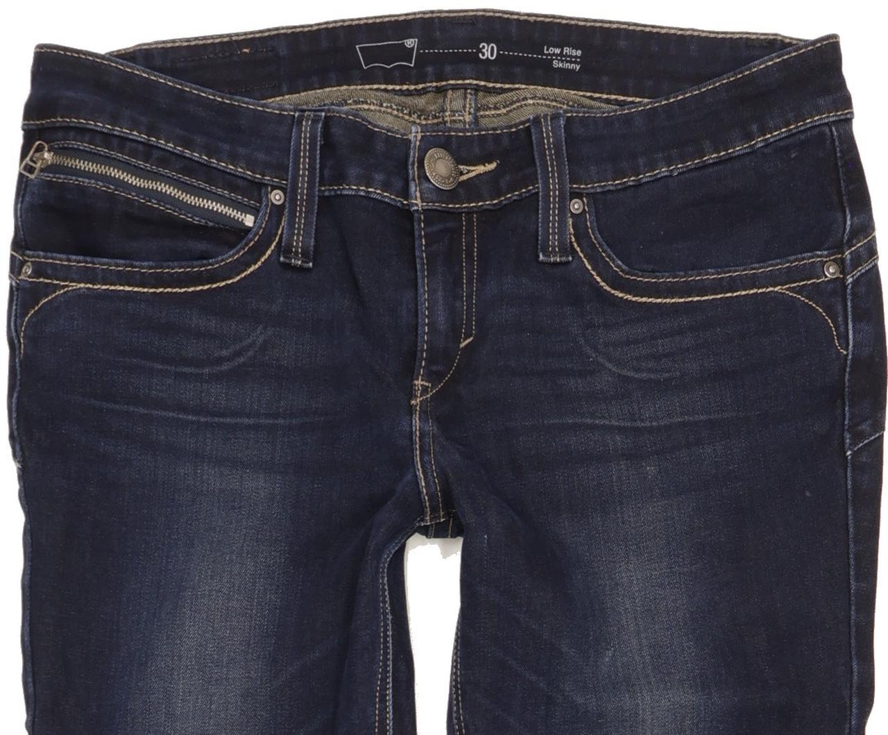 Levi's Women Navy Skinny Slim Stretch Jeans W30 L33